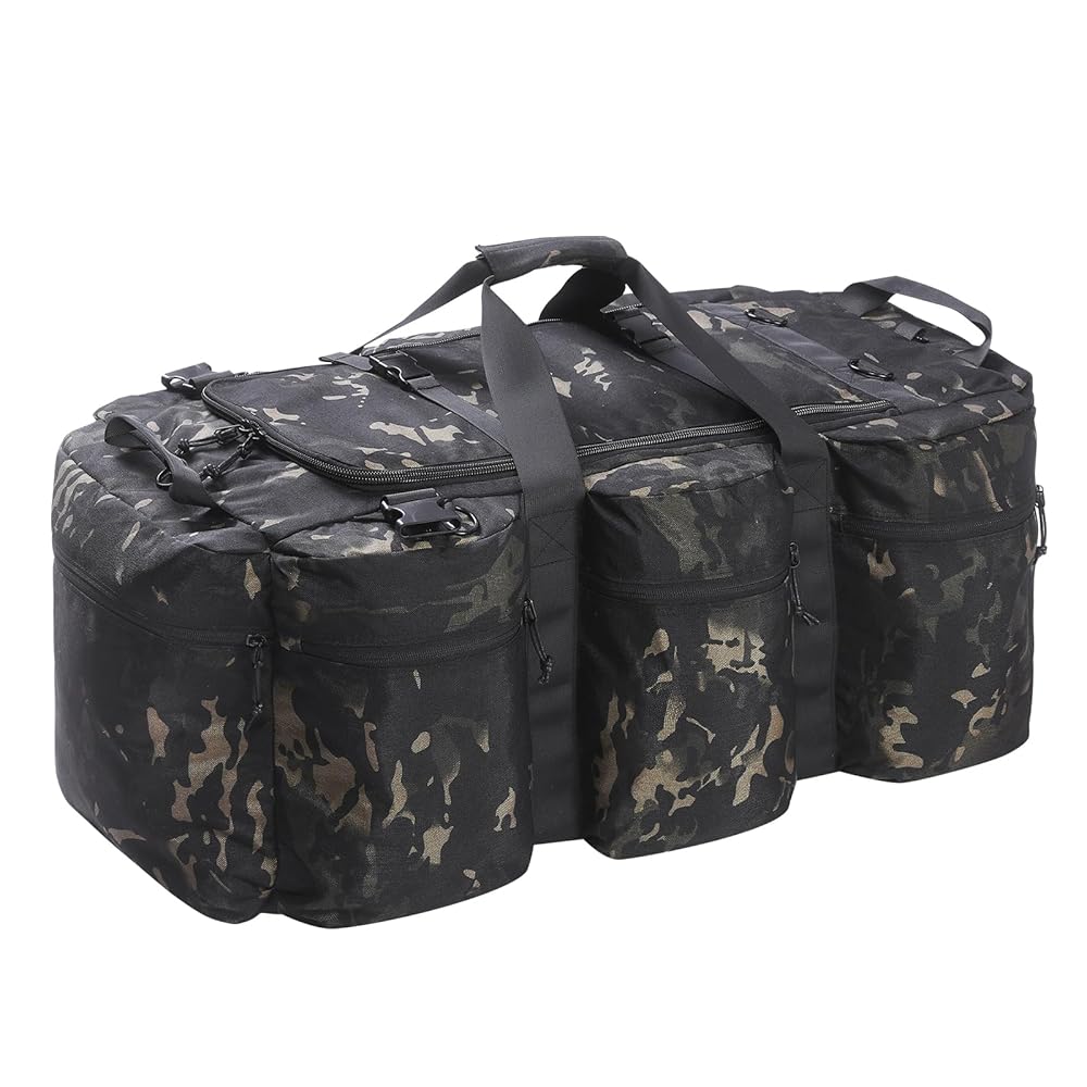 Amazon.com | CECKQUE 105L Military Tactical Duffle Bag For